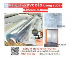 Màn rèm nhựa dẻo PVC trong suốt giá sỉ tại Sài Gòn, Hà Nội