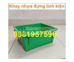 Thùng nhựa đặc A3 đựng phụ tùng, linh kiện trong các nhà xưởng