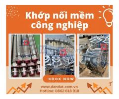 Khớp nối chống rung inox nối bích, khớp nối mềm dùng cho hệ LPG, khớp nối mềm giảm chấn inox,khớp nối mềm lắp cho ống xả máy phát điện