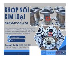 Khớp nối chống rung inox nối bích, khớp nối mềm dùng cho hệ LPG, khớp nối mềm giảm chấn inox,khớp nối mềm lắp cho ống xả máy phát điện