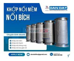 Khớp nối chống rung inox nối bích, khớp nối mềm dùng cho hệ LPG, khớp nối mềm giảm chấn inox,khớp nối mềm lắp cho ống xả máy phát điện