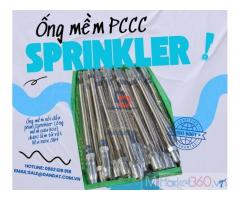 Ống mềm kết nối đầu phun sprinkler, ống mềm sprinkler PCCC, dây mềm inox cấp nước đầu phun Sprinkler, ống mềm PCCC