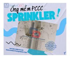 Ống mềm kết nối đầu phun sprinkler, ống mềm sprinkler PCCC, dây mềm inox cấp nước đầu phun Sprinkler, ống mềm PCCC