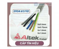 Cáp điều khiển/ cáp tín hiệu 5 lõi, cáp điện 5x0.75mm Altek Kabel Đà Nẵng , HCM, Hà Nội