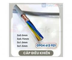 Cáp điều khiển/ cáp tín hieuek/ cáp điện 5 lõi 0.5/0.75/1.0/1.5mm Altek Kabel