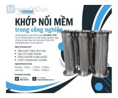 Khớp Nối Mềm Inox- Khớp nối mềm cho đường ống dẫn hơi, Khớp nối giảm rung inox 304: Giải Pháp Linh Hoạt Cho Hệ Thống Đường Ống