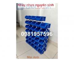 Khay nhựa đựng ốc vít, kệ dụng cụ xếp tầng, khay nhựa nguyên sinh