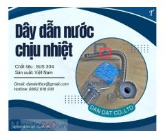 Ống mềm cấp nước nóng , dây dẫn nước inox 304, dây dẫn nước inox chịu nhiệt, dây dẫn nước inox bình nóng lạnh