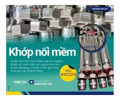 Khớp chống rung inox cho máy bơm, khớp nối mềm cho hệ LPG, khớp chống rung inox, khớp nối mềm giảm rung inox, khớp nối chống rung cho ống gió