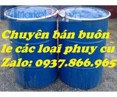 Phi cũ, phuy tại hà nội, phuy cũ đựng dầu, phuy làm sự kiện, phuy mới