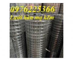 Lưới hàn mạ kẽm nhúng nóng 10x10, 15x15, 20x20, 25x25