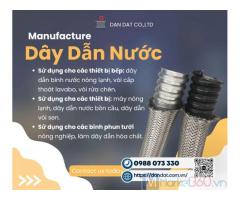 Dây Dẫn Nước Mềm Inox, Dây dẫn nước bình nóng lạnh, dây dẫn nước inox 304