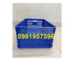 Sọt nhựa nguyên sinh chất lượng cao kích thước 61x42x31 cm