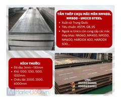 Thép tấm chịu mài mòn NM400, NM500 - Unico Steel