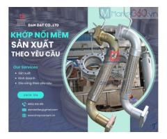 Khớp nối mềm cho hệ LPG, khớp nối kim loại nối ren, khớp nối mềm nối bích, khớp nối mềm công nghiệp, khớp nối chống rung máy phát điện