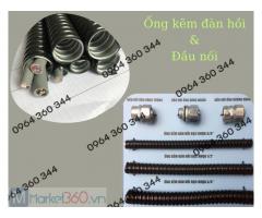 Đầu nối ống ruột gà với các thiết bị box điện, ống thép trơn, ống thép ren