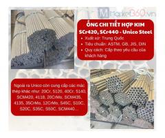 Ống chi tiết hợp kim SCr420, SCr440 - Unico Steel