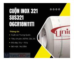 Cuộn inox cán nóng 321/SUS321 - Unico Steel