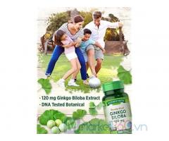 Viên uống bổ não Ginkgo Bilola bổ sung Bacopa 120mg 100 viên Nature's Truth TP0025 Mỹ